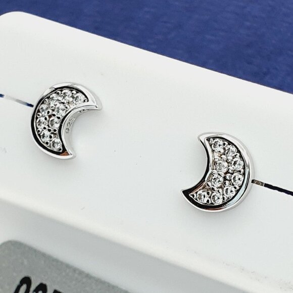 ✔ Accept offer Jewelry - 925 Sterling Silver CZ Stud Earrings for Women/Girl, US925P1023